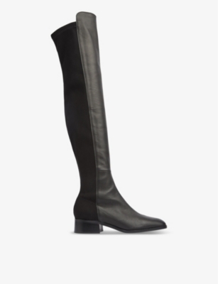 Lk Bennett Duke Over The Knee Boot In Bla-black