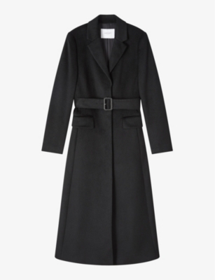 Veste Blazer LK BENNETT Noir à Galon - Taille 40 (UK 12) - Laine, Occasion Très Bon État