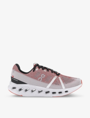 Womens On-Running Cloudsurfer reflective-panel mesh low-top trainers