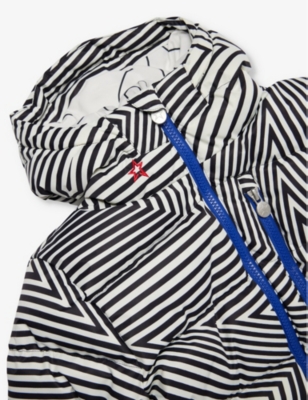 PERFECT MOMENT: Super Mojo star-pattern puffer jacket 6-14 years