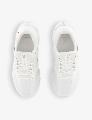 On-running Womens All White F Cloudswift 3 Ad Mesh And Shell Low-top Trainers In All White F