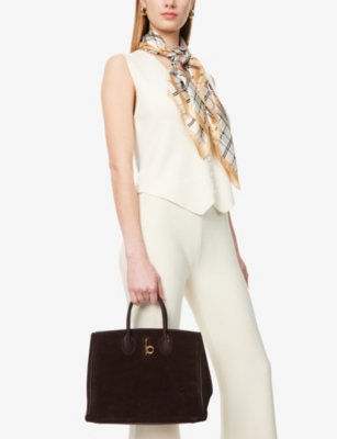 BURBERRY: Rocking Horse medium leather tote bag
