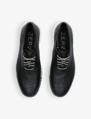 COLE HAAN: ZERØGRAND Remastered wingtip leather Oxford shoes