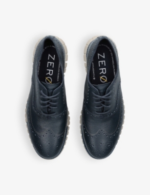 COLE HAAN: ZERØGRAND Remastered wingtip leather Oxford shoes