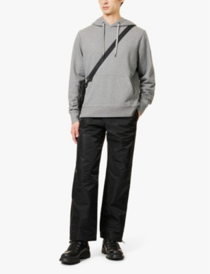 CANADA GOOSE: Huron brand-patch cotton-jersey hoody
