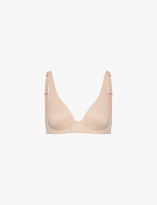 Savage X Fenty Womens  Soft N' Savage Unlined Demi Stretch-woven Bra In Honey