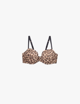 Shop Savage X Fenty Womens  Soft N' Savage Padded Demi Stretch-woven Bra Size 38dd-42d In Suga Beige On T Prwl Prt