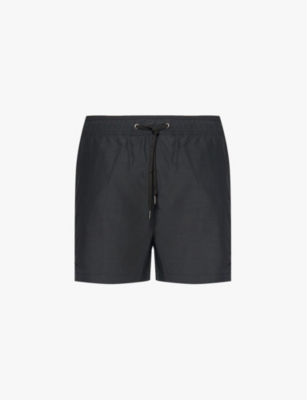 ONIA: "Charles 5"" drawstring cotton-blend swim shorts"