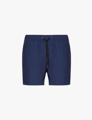 ONIA: "Charles 5"" drawstring cotton-blend swim shorts"