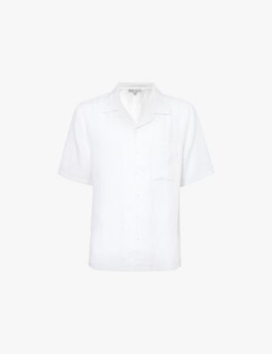 ONIA: Air Convertible short-sleeve linen-blend shirt