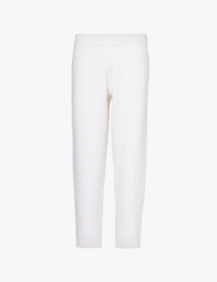 Mens Dunhill Athluxury Tapered-Leg Cotton and Cashmere-Blend Knit Jogging Bottoms
