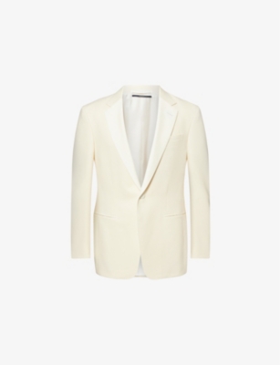 Mens Dunhill Barethea Single-Breasted Wool Blazer
