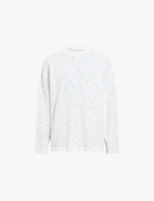 ALLSAINTS: Foster Long-Sleeve Crewneck Cotton-Jersey T-Shirt