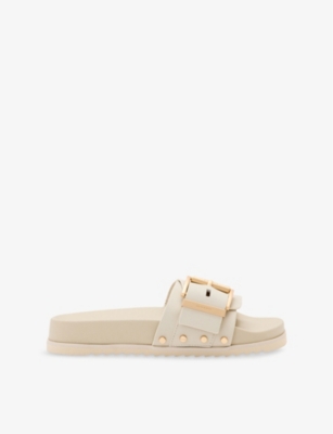 ALLSAINTS: Ellie Studded Leather Sliders