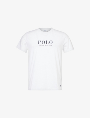 POLO RALPH LAUREN: Brand-print regular-fit lounge cotton-jersey T-shirt