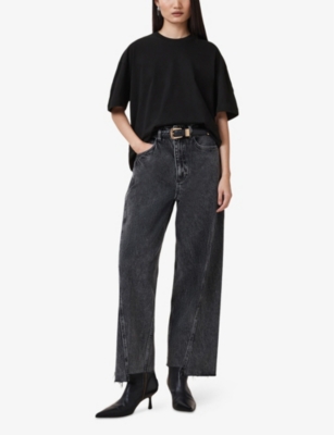 ALLSAINTS: Fuse Etta Oversized Cotton-Jersey T-Shirt
