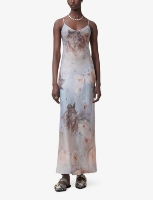 ALLSAINTS: Bryony Printed Woven Maxi Dress