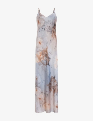 ALLSAINTS: Bryony Printed Woven Maxi Dress