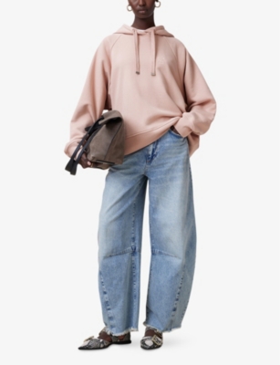 ALLSAINTS: Brand-Embroidered Cotton-Jersey Hoody