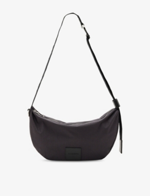ALLSAINTS: Koy Adjustable-Strap Woven Cross-Body Bag