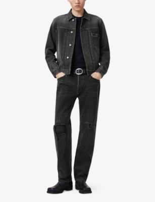 ALLSAINTS: Reid Repair Slim-Leg Regular-Fit Denim Jeans