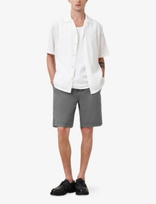 ALLSAINTS: Hanbury Drawstring-Waist Cotton and Linen Shorts