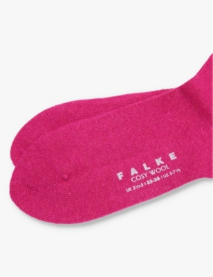 FALKE: Cosy Wool brand-print knit socks