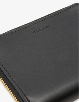 ALLSAINTS: Lena Zipped Leather Wallet
