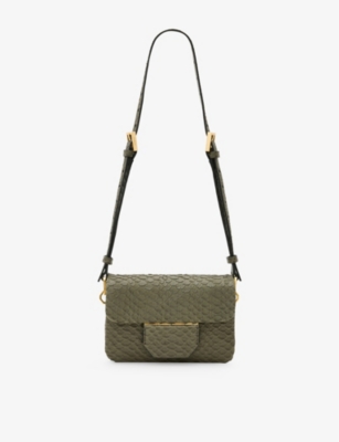ALLSAINTS: Jupiter Leather Cross-Body Bag