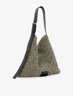ALLSAINTS: Asha Raffia Shoulder Bag