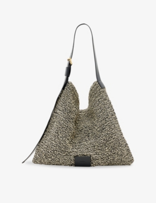 ALLSAINTS: Asha Raffia Shoulder Bag