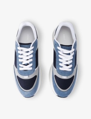 ARNE: Technical Runner Suede and Mesh Low-Top Trainers