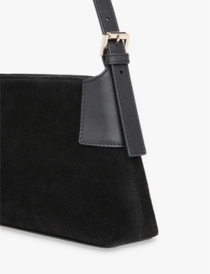 WHISTLES: Paloma small suede shoulder bag