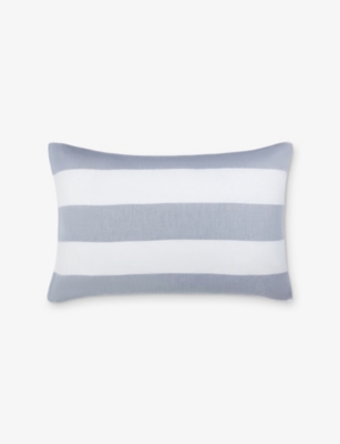 THE WHITE COMPANY: Maris Stripe Classic King Cotton-Sateen Pillowcase
