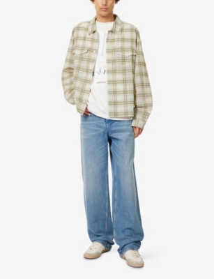 SAINT MXXXXXX: Evangelion Graphic-Print Crewneck Cotton T-Shirt