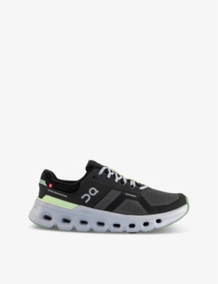 On-running Womens Cloudrunner 2 Cushioned-sole Mesh Low-top Trainers Shadown Lima F In Shadown Lima F