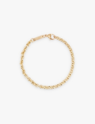 Shop 886 The Royal Mint S 886 9ct Yellow-gold Belcher Chain Bracelet