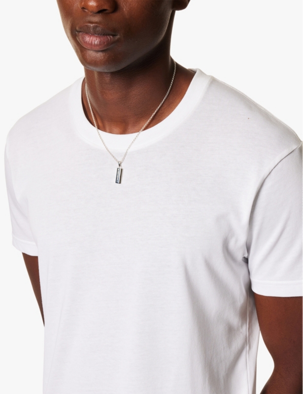 886 Bar sterling-silver pendant necklace