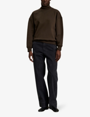 SOEUR: Waldo high-rise straight-leg jeans