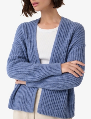 THE WHITE COMPANY: Ribbed Knitted Wool-Blend Cardigan
