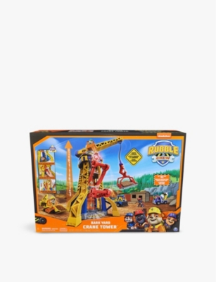 PAW PATROL: Rubble and Crew Crane Tower playset