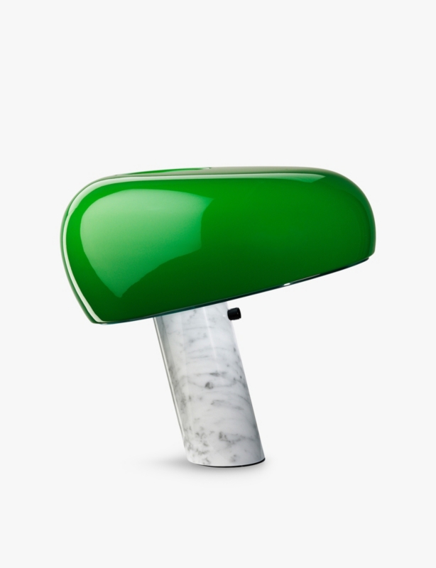 Snoopy Touch metal and marble table lamp 36.9cm