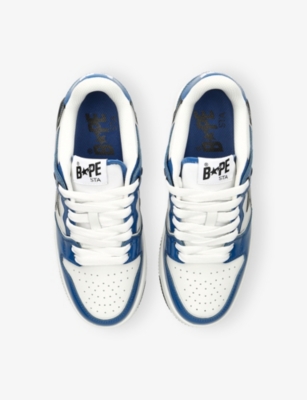 A BATHING APE: BAPE SK8 STA #1 M2 Leather Trainers