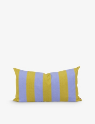 A WORLD OF CRAFT BY AFROART: Fifi striped cotton cushion cover 50cm x 90cm