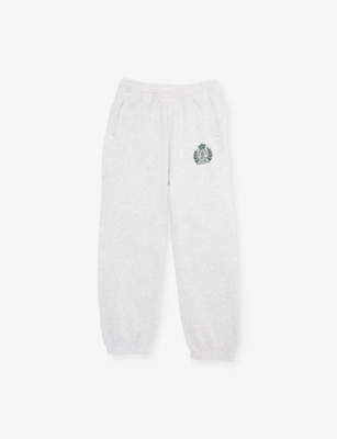 SPORTY & RICH: Health & Wellness Crest Cotton-Blend Jogging Bottoms 2-14 Years