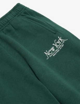 SPORTY & RICH: New York Cotton-Blend Jogging Bottoms 2-14 Years