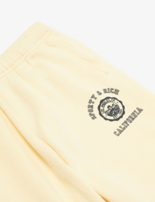 SPORTY & RICH: California Emblem Cotton-Blend Jogging Bottoms 2-14 Years