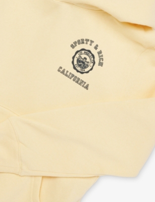SPORTY & RICH: California Emblem Cotton-Blend Hoody 2-14 Years