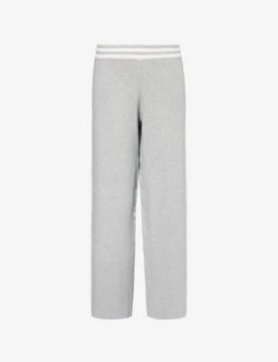 4TH & RECKLESS: Davis striped-waistband knitted trousers