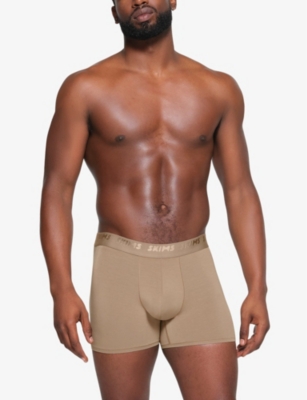 Skims 3-pack 3-inch Stretch Modal Boxer Briefs In Desert Multi